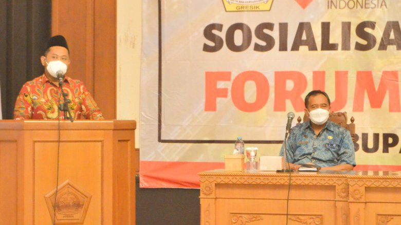 Bupati Gresik Targetkan Sistem Satu Data Terealisasi Tahun 2022