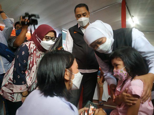 Surabaya Mulai Vaksinasi Covid Anak 6-11 Tahun, Target Selesai 10 Hari