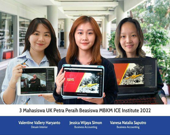 Tiga Mahasiswa UK Petra Raih Beasiswa MBUS,&nbsp;Kuliah Online di Kampus Internasional