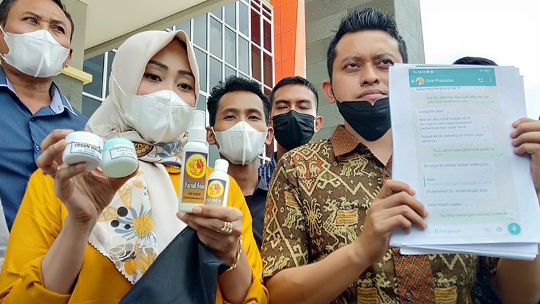 Alami Gangguan Kulit, Konsumen Klinik Kecantikan di Gresik Lapor Polisi