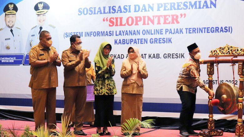 BPPKAD Gresik Luncurkan Silopinter, Aplikasi Pembayaran PBB dan BPHTB