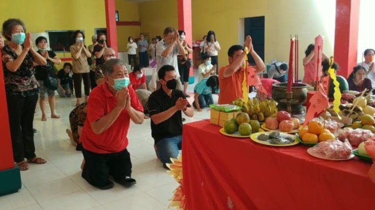 Warga Tionghoa Probolinggo Gelar Ritual Pemanggilan Arwah di Bulan Agustus