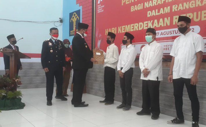 545 WBP Lapas Probolinggo Terima Remisi HUT RI, Sembilan Napi Bebas