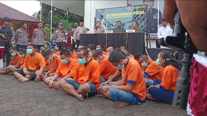 <strong>Polres Probolinggo Kota Ringkus 37 Tersangka selama Operasi Pekat di Bulan Suci Ramadan</strong>