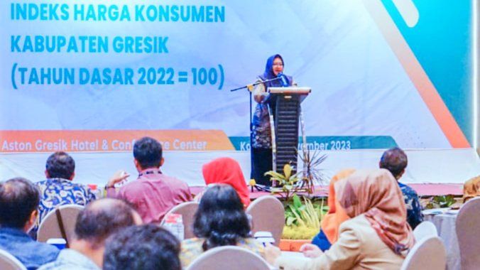 Gresik Sosialisasi Indeks Harga Konsumen, Pertumbuhan Ekonomi Capai 76,3 Persen