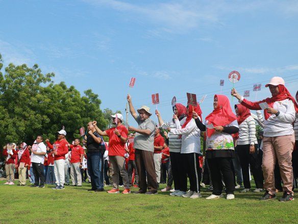 Pemkab Probolinggo Sosialisasikan Pencegahan Korupsi lewat Senam Hakordia