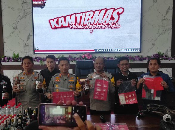 Tindak Pidana di Kota Mojokerto Menurun, Jumlah Pengungkapan Kasus Naik
