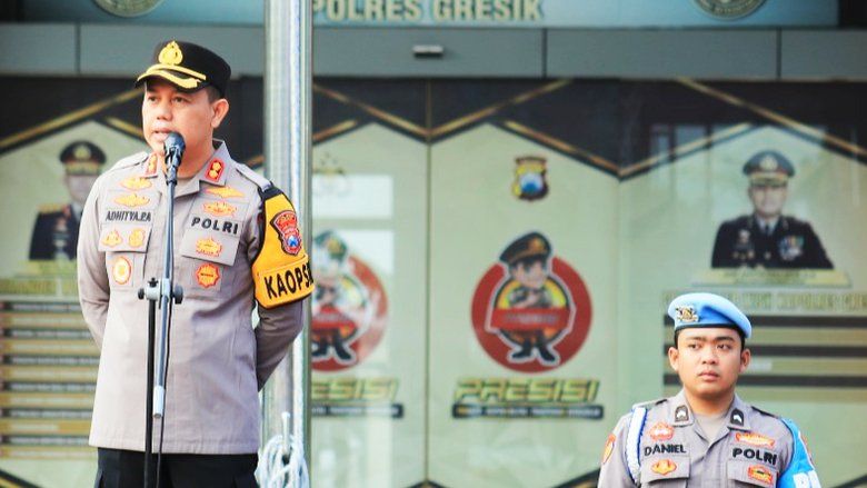 Kapolres Gresik Ingatkan Bahaya Judi Online dan Narkoba