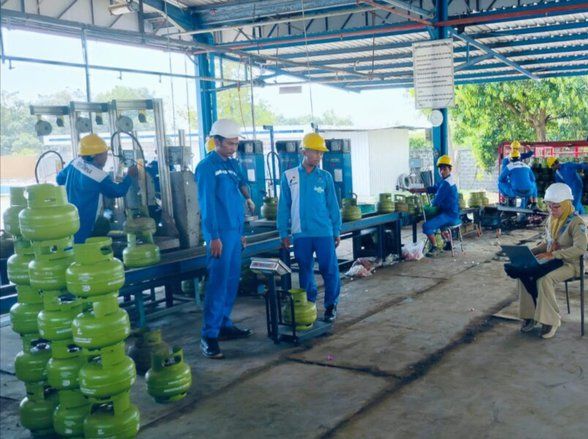Berat Terisi Elpiji 3 Kilogram Diuji, DKUPP Probolinggo Temukan Ada yang Kurang