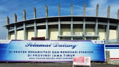 Penuhi Standar FIFA, Stadion Gelora Joko Samudra Gresik Direnovasi