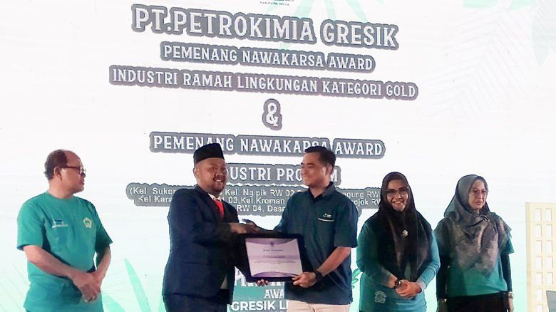 Petrokimia Gresik Sabet Penghargaan Kategori Gold Industri Ramah Lingkungan