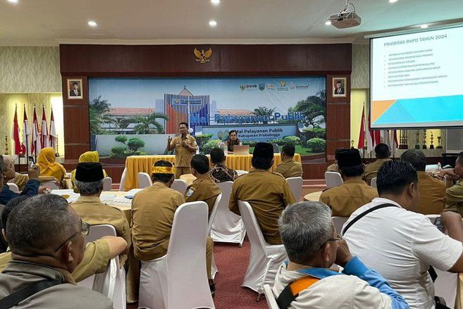 Cegah Korupsi, Inspektorat Kabupaten Probolinggo Sosialisasi Pengelolaan Keuangan Desa