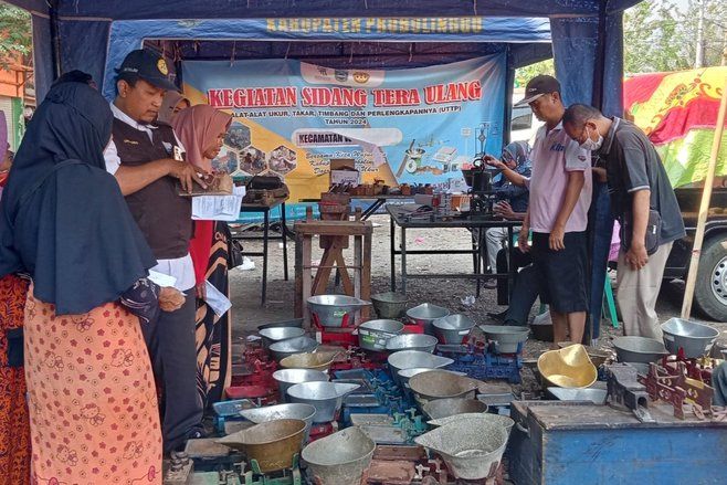 10.844 Unit Alat Ukur dan Timbangan Pedagang Pasar di Probolinggo Ditera Ulang