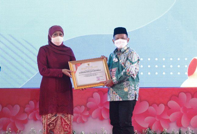 Pemkab Situbondo Terima Penghargaan Perlindungan Perempuan dan Anak