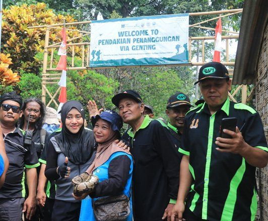 Bupati Ikfina Resmikan Pendakian Penanggungan via Genting, Lewati Beberapa Candi