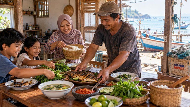 Ikan di Meja Makan Keluarga Jawa Timur