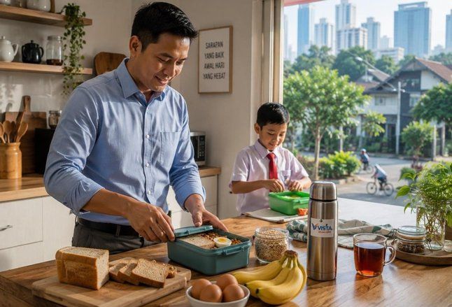 Kebiasaan Membawa Sarapan dari Rumah Mulai Banyak Dilakukan
