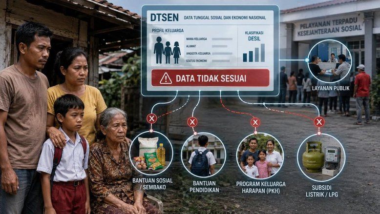 Salah Desil, Warga Bisa Kehilangan Banyak Bantuan