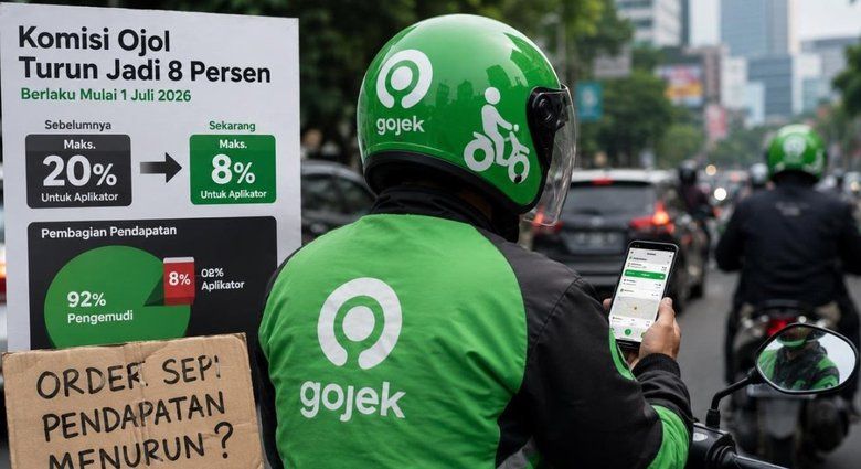 Komisi Ojol Dipangkas 8 Persen, Driver Masih Keluhkan Order
