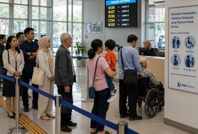 Kebiasaan Mengantre Membentuk Sikap Saling Menghargai