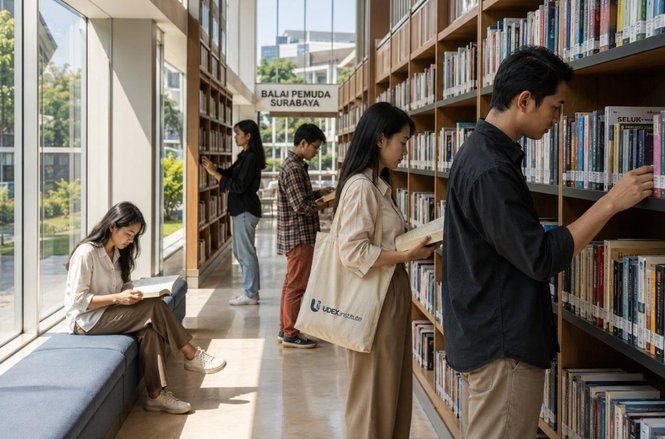 Perpustakaan Modern Hadir sebagai Ruang Publik yang Nyaman