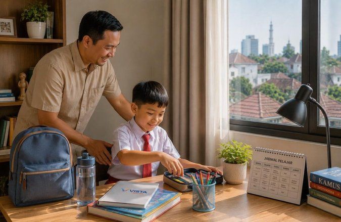 Sudut Belajar di Rumah Kembali Hidup Memasuki Tahun Ajaran Baru