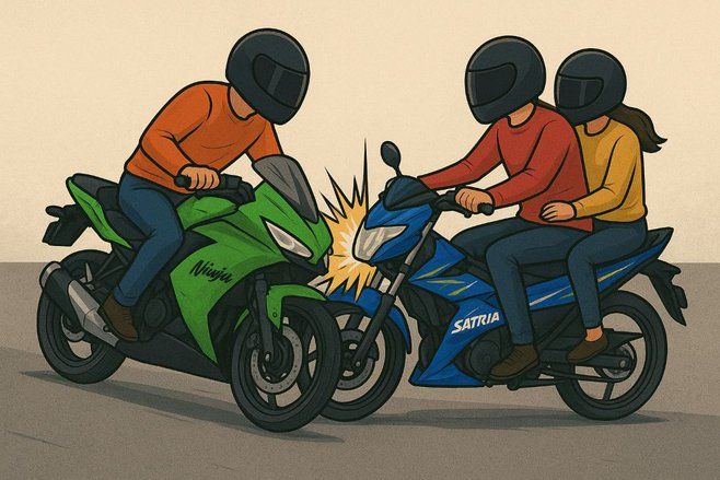 Ninja Vs Satria di Mojokerto, 3 Korban Meninggal Dunia dan 1 Luka Berat