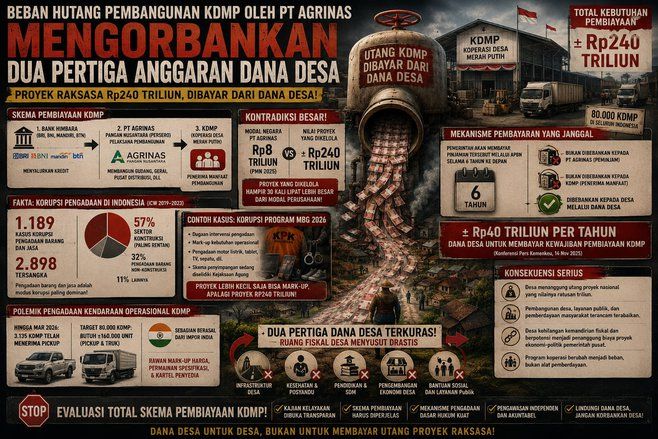 Soroti Skema Pembiayaan KDMP, GMNI Jember Khawatir Dana Desa Tergerus