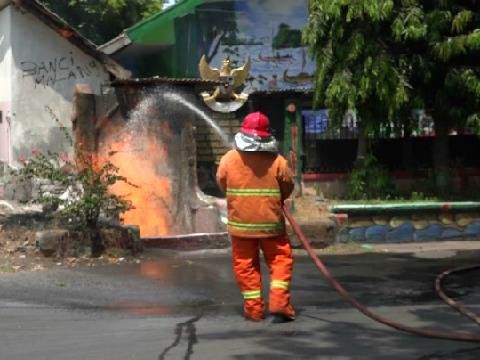 Terbakar, Jargas di Probolinggo Diduga Bocor