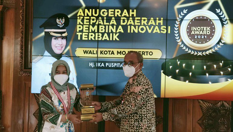 Wali Kota Raih Anugerah Kepala Daerah Pembina Inovasi Terbaik Jawa Timur