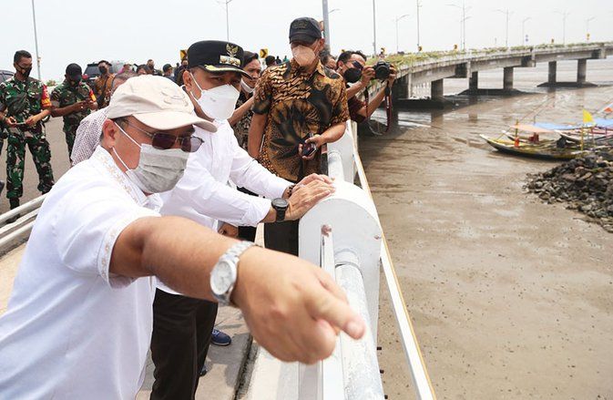Ini Tips Penanganan Rob dari Walkot Eri Cahyadi untuk Gubernur Bangka Belitung