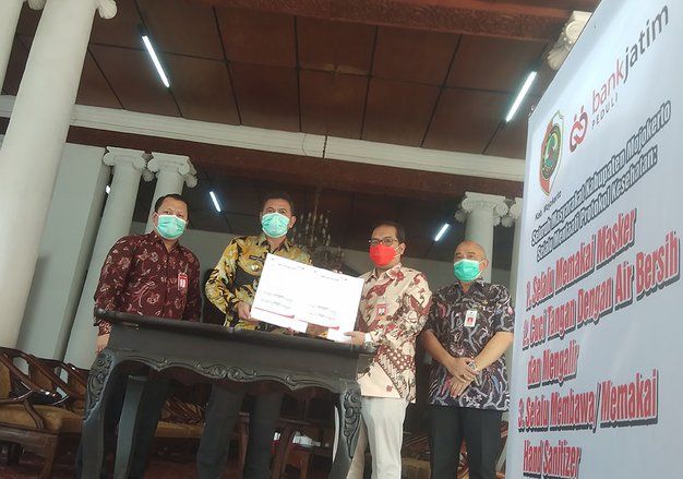 Pemkab Mojokerto Terima Bantuan CPTS dari Bank Jatim
