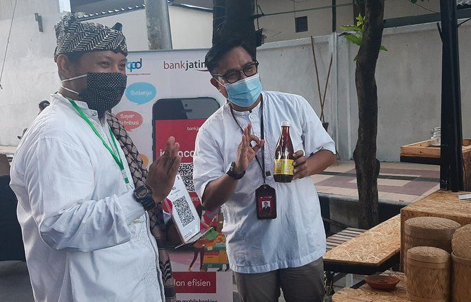 Bank Jatim Banyuwangi Percaya Diri Bisa Dorong Penggunaan QRIS di Pasar Tradisional