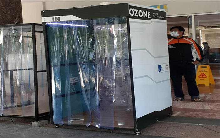 Bantu Tangani Covid-19, Satu Unit Disinfection Chamber Dikirim ke RSUA