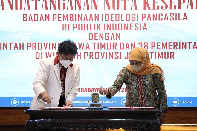 Deklarasi JPM se Jatim, Kepala BPIP Sebut Lima Persoalan Ancaman Kebangsaan
