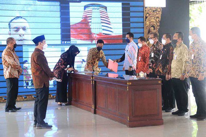Bupati Mojokerto Gelar Penandatanganan Perjanjian Kinerja dan Pakta Integritas Perangkat Daerah