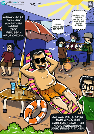 Berjemur untuk Corona