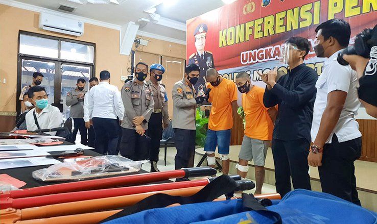 Dua Bulan Sudah Lakukan 11 TKP Aksi Curanmor di Mojokerto, 2 Pelaku Ditembak