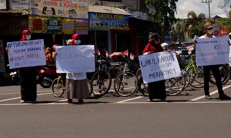 Kritik Mulai dari Mafia Migor Hingga Ibu Kota Negara, KAMMI Jember Gelar Aksi Demo