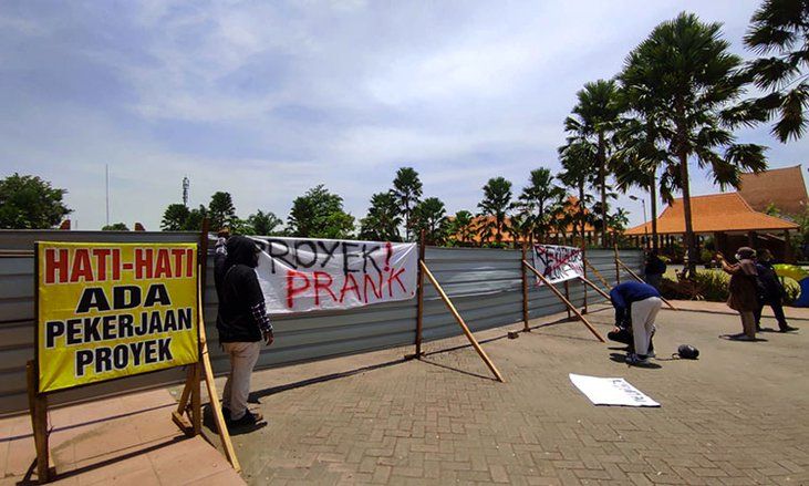 Gelar Aksi, Mahasiswa Beri Rapor Merah untuk Pemkot Mojokerto