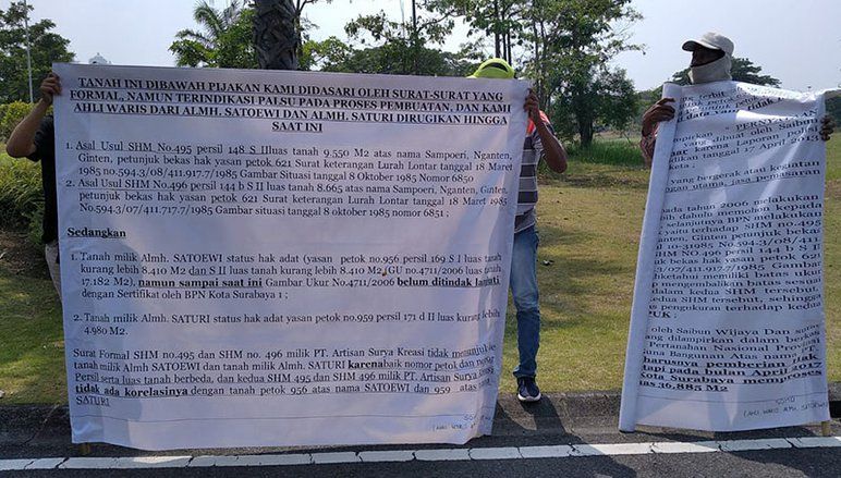 Demo Lapangan Golf Pakuwon, Ahli Waris Dinilai Salah Alamat