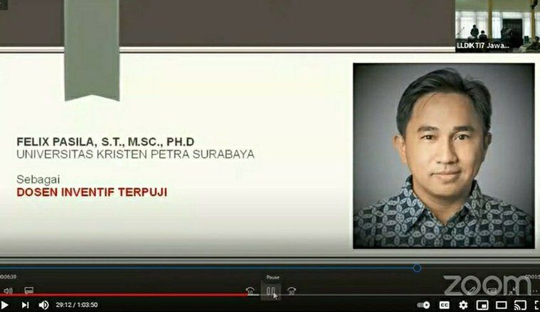 19 Paten Dosen UK Petra Berhasil Dapat Penghargaan LLDIKTI Wilayah VII