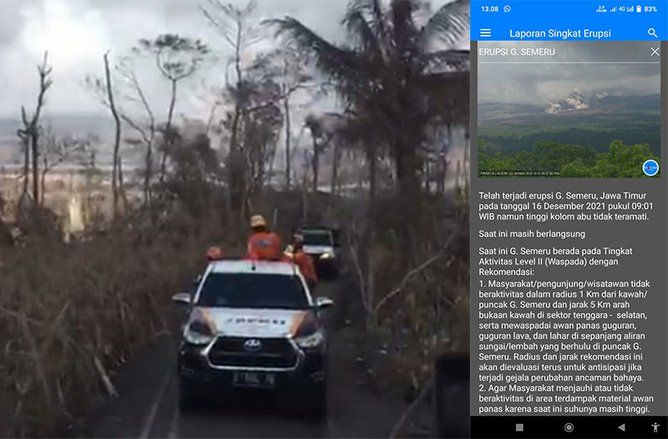 Gunung Semeru Kembali Erupsi, Terekam Dua Kali Kejadian Mengeluarkan APG