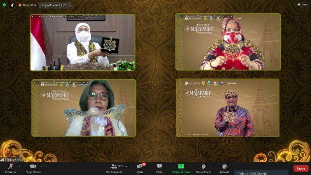 Festival Majapahit "Memaknai Majapahit Kini dan Nanti" Dapat Aparesiasi Komisi XI DPR RI
