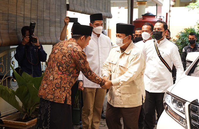 Silaturahmi Kunjungi Dua Sahabat, Prabowo Dapat Restu dan Doa Menuju Pilpres 2024