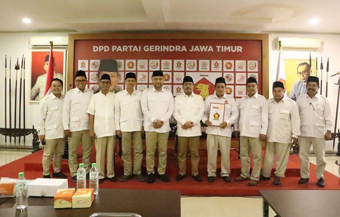 Pembugaran Pengurus, DPC. Gerindra Lamongan di Nahkodai Dua Imam