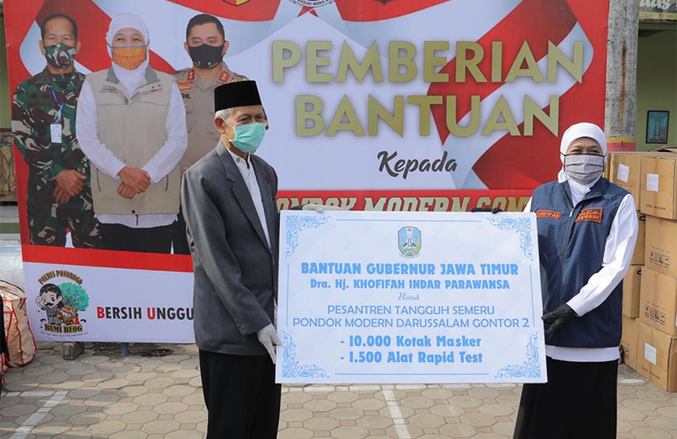 Pondok Gontor Izin Penggunaan Alat Swab Tes Mandiri