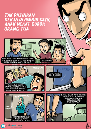Anak Gorok Orang Tua