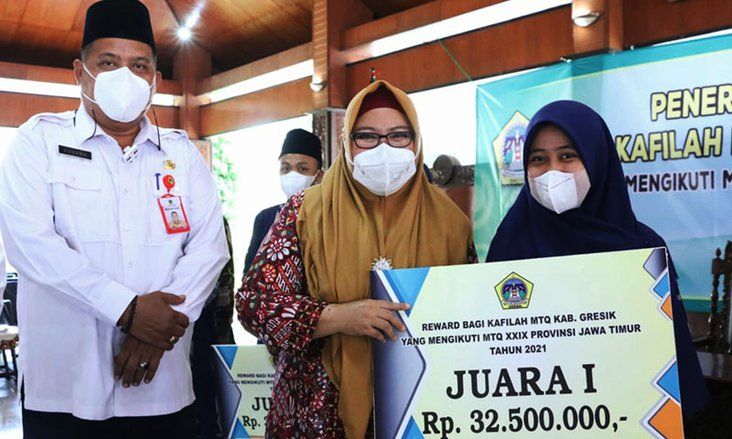 Pemkab Gresik Beri Reward Kafilah MTQ XXIX, Total 484 Juta Rupiah