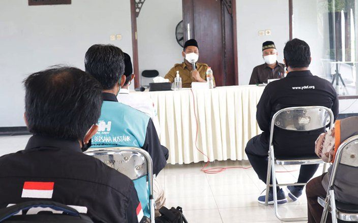 PPKM Darurat, Lembaga Amil Zakat di Gresik Dirikan Posko Bantuan Covid-19